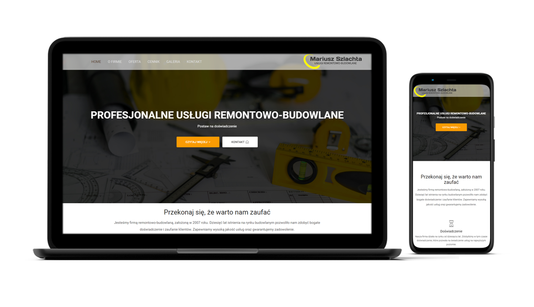 Realizacja strony internetowej: Firma Remontowo Budowlana M.S.