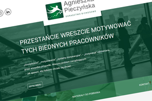 Strona internetowa - Blog - Agnieszka Pieczyńska