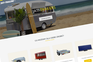 Strona internetowa - Jati Trailers