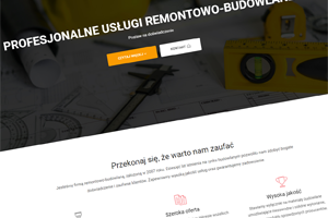 Strona internetowa - Mariusz Szlachta - usługi budowlane