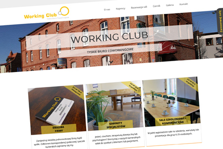 Strona internetowa - Working Club